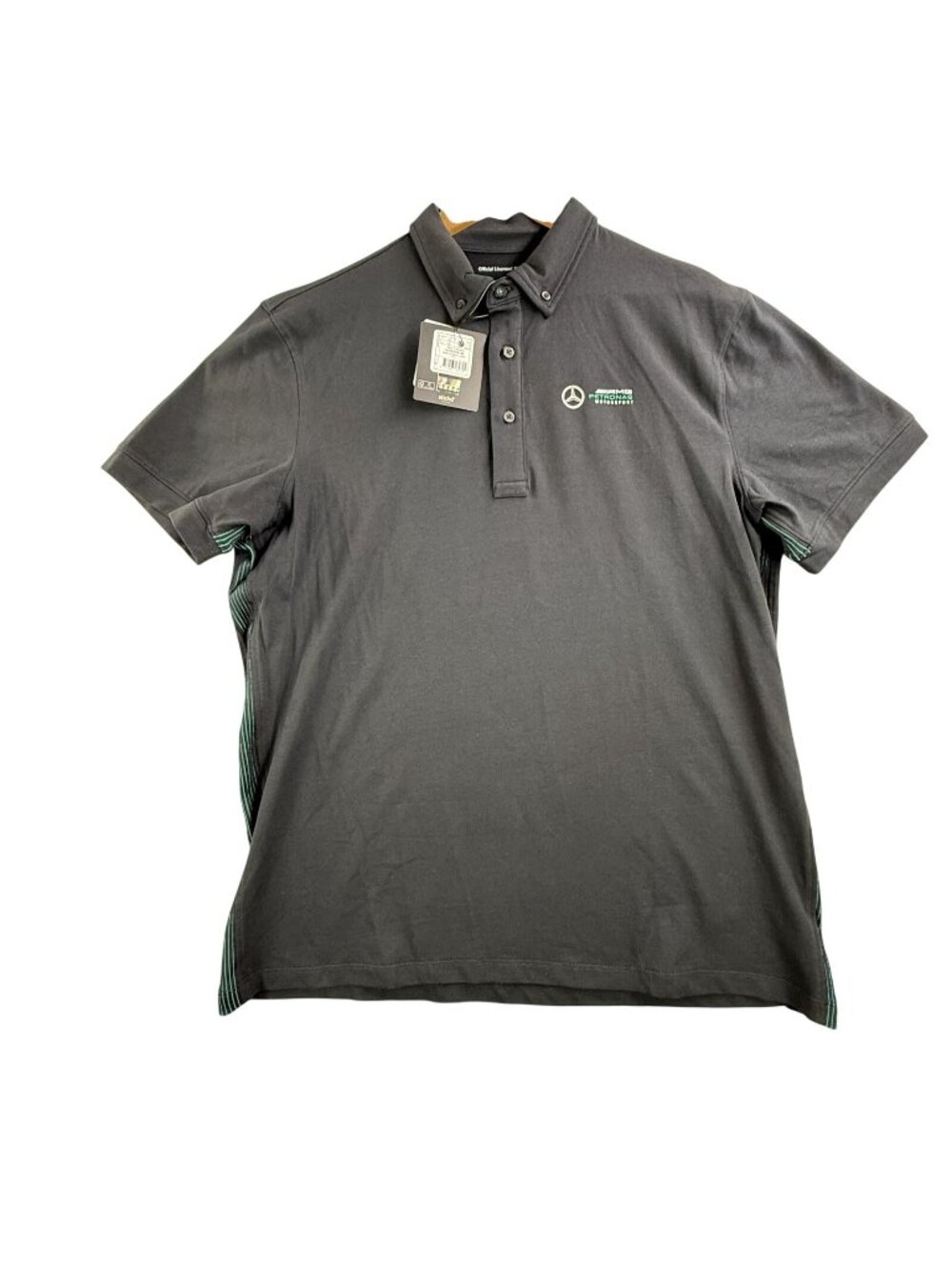 Mercedes-AMG Petronas Motorsport Shirt Polo Mens XL Black F1 Racing Licensed New